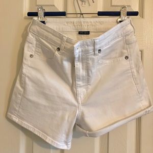 American Eagle White High Rise Shorts
